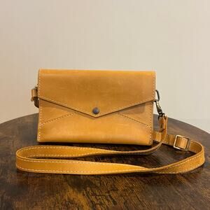 Portland Leather Goods Purse Envelope Convertible Crossbody Bag
